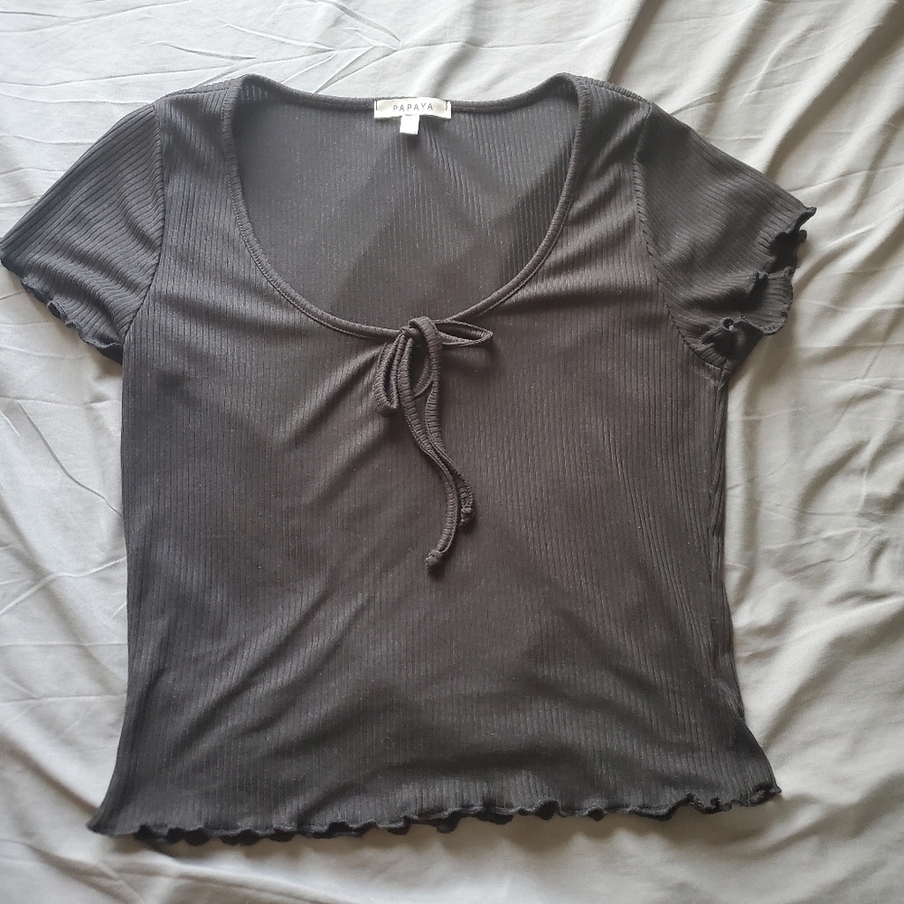 Papaya black top